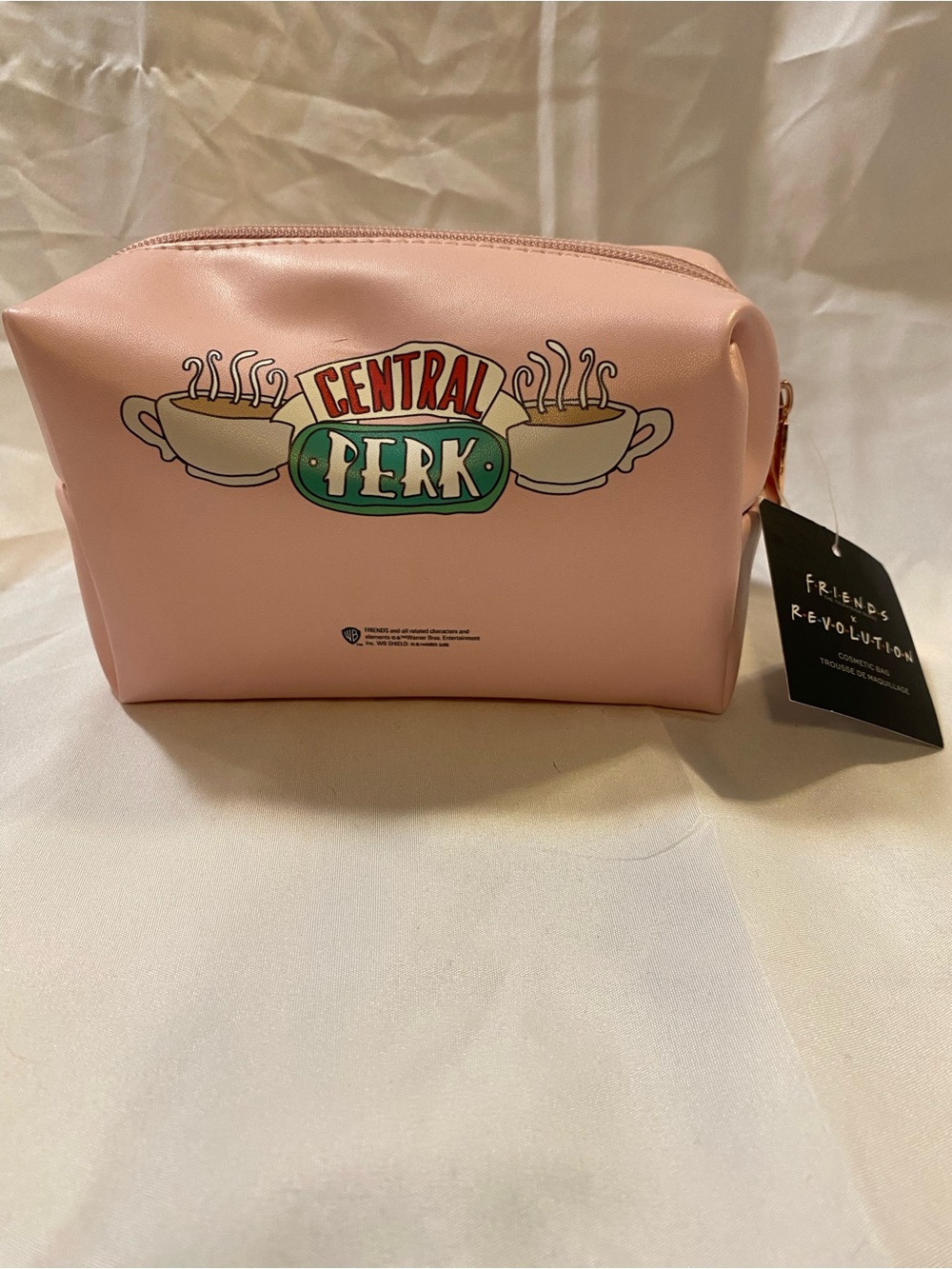 FRIENDS Pink Central Perk Cosmetic Pouch